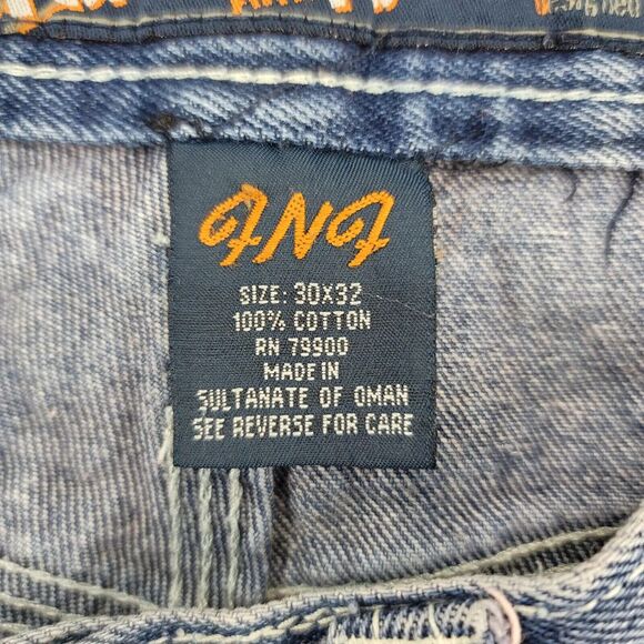 Function and Future Jeans Mens‎ 30x32 Blue Denim FNF Vintage 90s Jynco Vibe - Picture 9 of 13